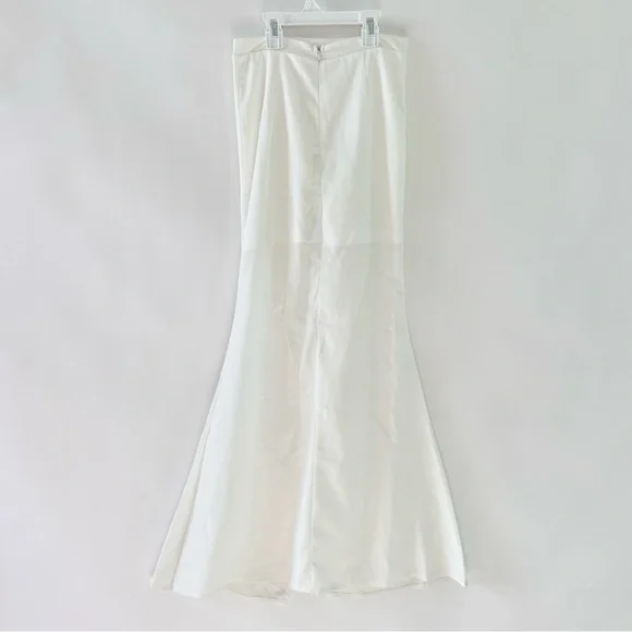 NWT Dress Me Zara White Lace Crop Top & Split Hem Maxi Skirt Two Piece Set Small - Picture 12 of 15